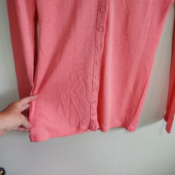 COUNTRY ROAD 100% Merino Wool Button Up Cardigan Sweater Slim Fit Women's Large - Picture 5 of 10